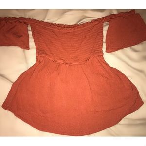 Off the shoulder blouse